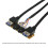 2pcs 60cm Front Case Panel USB3.0+USB3.0+HD Audio Jack  I/O Board+Internal Wire USB Bezel  Case Extension 5