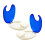 8St Retainer Opbergbox Resin Schelpvorm Compact Voor Orale Aligners 3