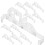 60St Verstelbare Valance Clips , Glazen Look, Voor Raamdecoratie 3