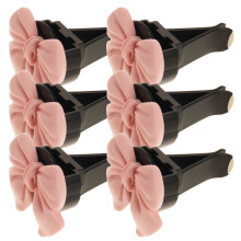 18Stk Rosa Bowknot Auto Duftclip Lüftung Aromatherapie Resin Deko