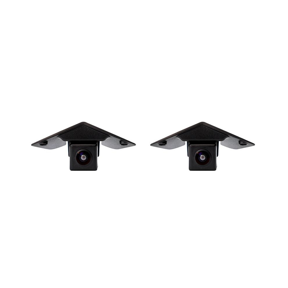 2X Wide Angle Ccd Hd Car Front Logo Mark Camera For Vito Viano A B C E G Gl Slk Glk Sl R Gla 4713617467611