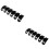 2Stk Motorabdeckung Hitzeschild Schutz Auspuff Eisen Schwarz Robust 8