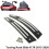 6X Black Split Windshield Side Trim for Touring Road Glide FLTR 2015-2020 2