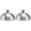 2Stk Küchen Abdeckung , Runder Food Cover, Silber, Langlebig 2