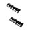 2Stk Motorabdeckung Hitzeschild Schutz Auspuff Eisen Schwarz Robust 9
