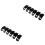 2Stk Motorabdeckung Hitzeschild Schutz Auspuff Eisen Schwarz Robust 5