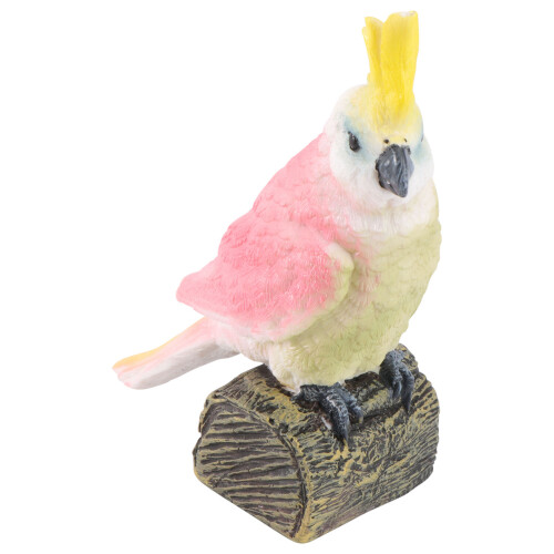 2St Gele Vogel Model Plastic Speelgoed Kinderen Educatief Decor 1