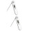 2St Keuken Grill Thermometer Met Display, Milieu ABS, Wit 7
