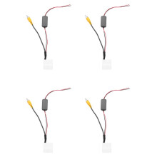 4X 24 Pin Car Camera Adapter Connector Wire Reversing Camera to GPS Unit Cable for Kluger RAV4
