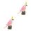 2St Gele Vogel Model Plastic Speelgoed Kinderen Educatief Decor 5