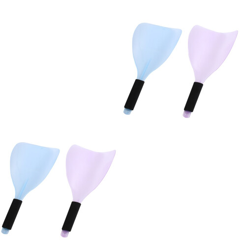 4St Multikleur Baffle Gezichtsbescherming Haar Tool 1
