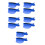 10St Professionele Blauwe Haarclips Voor Highlights En Styling 7