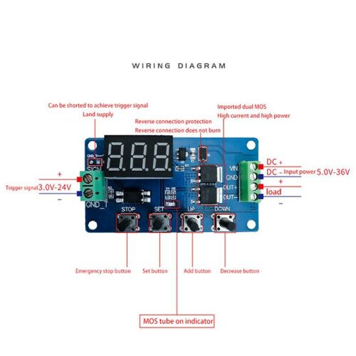 3X Deek-Robot DDC-432 Dual MOS LED Digital Delay Controller  Delay Relay Trigger Cycle Timer Delay 1