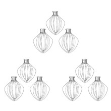 Accesorio de Repuesto de Batidora de 9 Piezas para  Batidora de Pie con Cabezal Inclinable, Batidora de Alambre K45WW para Huevo Crema