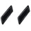 2X Glossy Black Universal Car Front Bumper Hood Vent Air Out Decoration for   -A4 B8  -E90 E80 E82 1