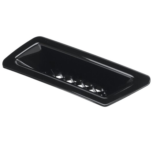 2X Glossy Black Universal Car Front Bumper Hood Vent Air Out Decoration for   -A4 B8  -E90 E80 E82 1