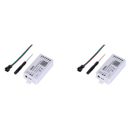 2X SP801E Wifi Art-Net LED Controller LED Matrix Panel Module WS2812B WS2811 Light Strip Wireless Control DC5-24V