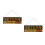 2St Sfeervolle Thanksgiving Mdf Deurborden, Henneptouw, Decor 9