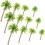 48St Lichtgewicht Plastic Mini Palmboom Decoratie Voor DIY 3
