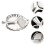 2St Functionele Candy Plate Roestvrij Staal Voor Afternoon Tea 8