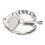 2St Functionele Candy Plate Roestvrij Staal Voor Afternoon Tea 9
