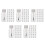100St Plastic Nagelverzorgingsfles Met Borsteldop Draagbaar Wit 8