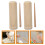 8Sets Percussie Instrument Guiro Educatief En Decoratief Beige 5
