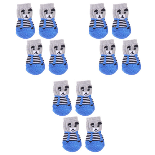 12St Anti Socks Multi Katoen Gebreide Pootbescherming Huisdier 2
