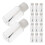 100St Plastic Nagelverzorgingsfles Met Borsteldop Draagbaar Wit 3