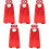 5Sets Halloween Cosplay Huisdierenfeest Comfortabel 5