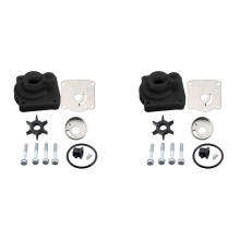 2X 61N-W0078 Water Pump Impeller Repair Kit Fit for Impeller Outboards 2/4 Stroke 25Hp