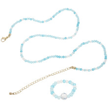5Sets Kralenkettingen En Ringen, Trendy Accessoires Dames