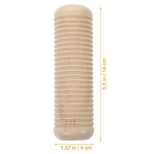 8Sets Percussie Instrument Guiro Educatief En Decoratief Beige 2