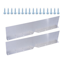 2Pcs Roof Gutter Diverter Gutter Valley Splash Guards
