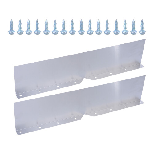 2Pcs Roof Gutter Diverter Gutter Valley Splash Guards