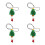 4St Groene Cartoon Rearview Hanger Auto Decor Accessoires 5