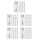 100St Plastic Nagelverzorgingsfles Met Borsteldop Draagbaar Wit 4