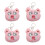 4St Kleine Roze Portemonnee Soft Wallet 4