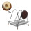 Cucina Acciaio Portapentole Verticale Argento 5