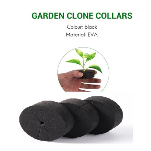 210Pcs Garden Clone Collars Neoprene Inserts Sponge Block para 2 Polegada Net Pots Hydroponics Systems e Plants Root Sponge 2