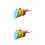8St Kinderveilige Deurstopper Rubber Siliconen Diverse Kleuren Set 6
