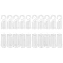 100Pz Ganci E Impugnature Bianco