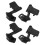 8St Duurzame Zwarte Stroller Armleuning Plastic Baby 2