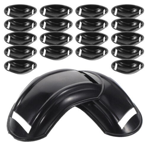 100Pz Mentoniera Protettiva Nera Per Casco Elettrica 1