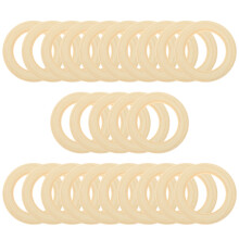 100St DIY Ringen Macrame Onbewerkt Beige Voor Sieraden En Decor