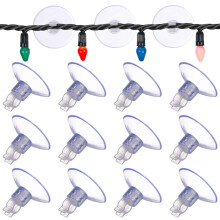 100Stk Saugnapfhalter Für Mini Lichterketten Zuhause Und Party