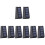8Pz Solare Da LED Nero Per Giardino Casa Esterno 2