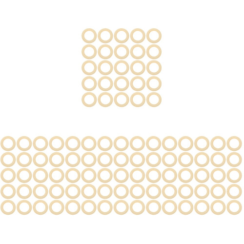 100St DIY Ringen Macrame Onbewerkt Beige Voor Sieraden En Decor 1