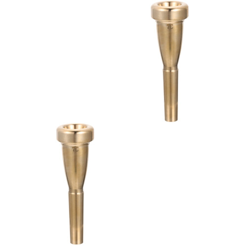 2Pz Corno Portatile Oro Materiale Accessorio 2