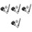 4Sets Ersatzteile & Mutter Set Mehrfarbig Haltbar 3